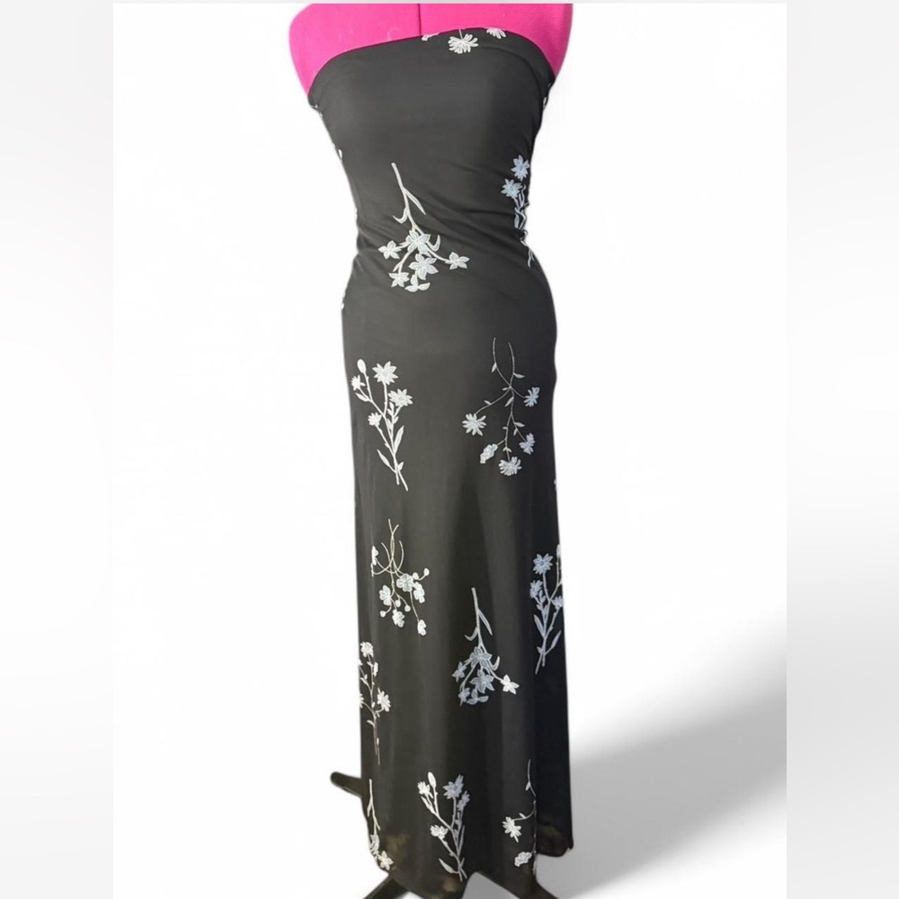 Early 90’s Strapless Floral Dress